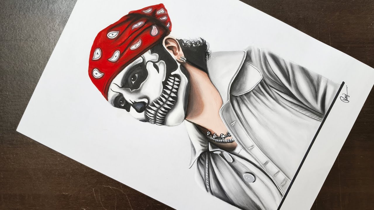 Drawing Talwiinder in Realistic Style | Time Lapse Art 🎨🔥