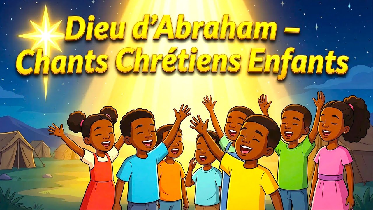 Chants Chrétiens Enfants - Dieu d'Abraham 🙏😊
