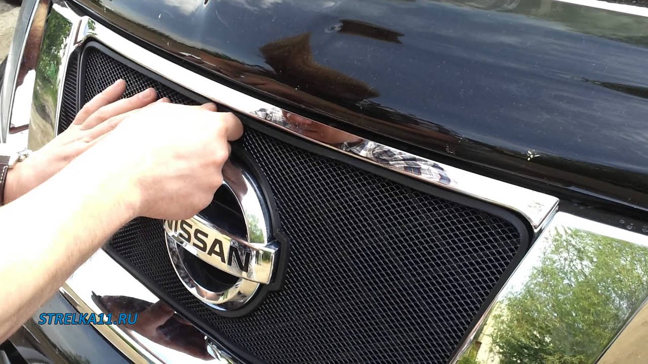 Защита радиатора NISSAN PATHFINDER (Черный) - strelka11.ru