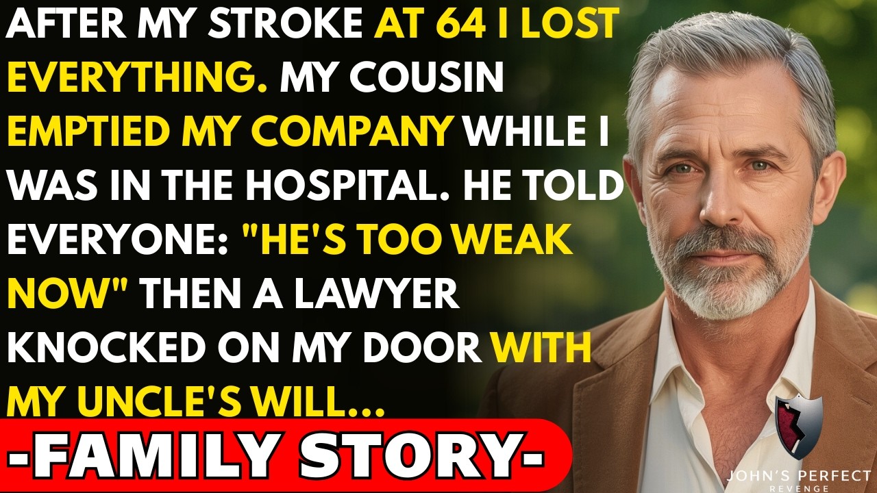 After My Stroke At 64 I Lost Everything. My Cousin Laughed: 