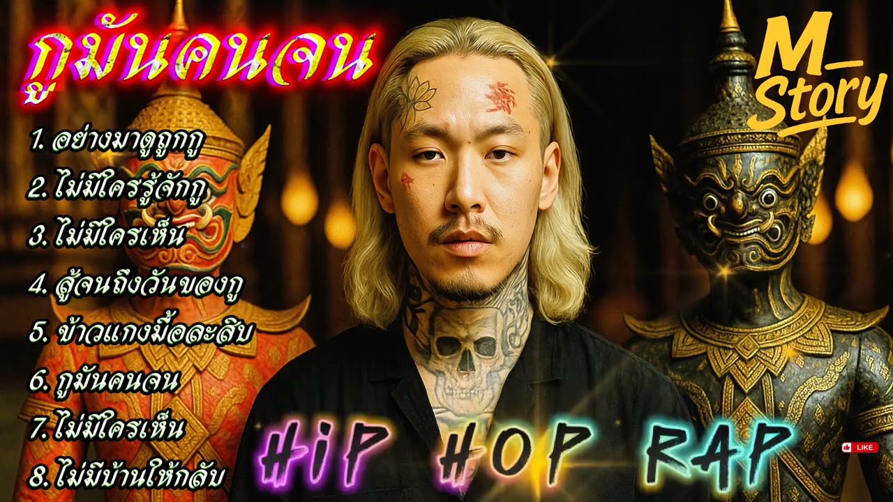 🔥รวมเพลงแร๊ป🔥กูมันคนจน - อย่ามาดูถูกกู 💯✋️ #raphiphop #rap #hiphop #แร็ปไต้ดิน #rap2025 #trap