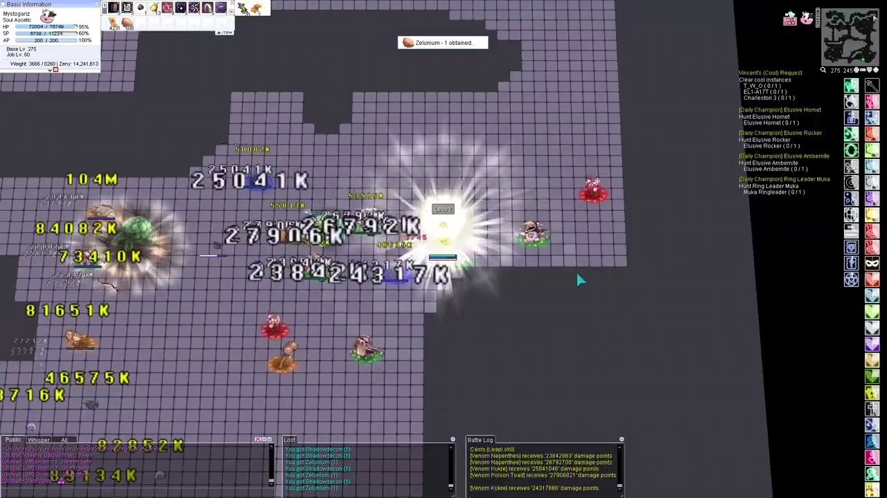 MuhRo Mysto - Venom Farm 30 min 1201 Zeluniums