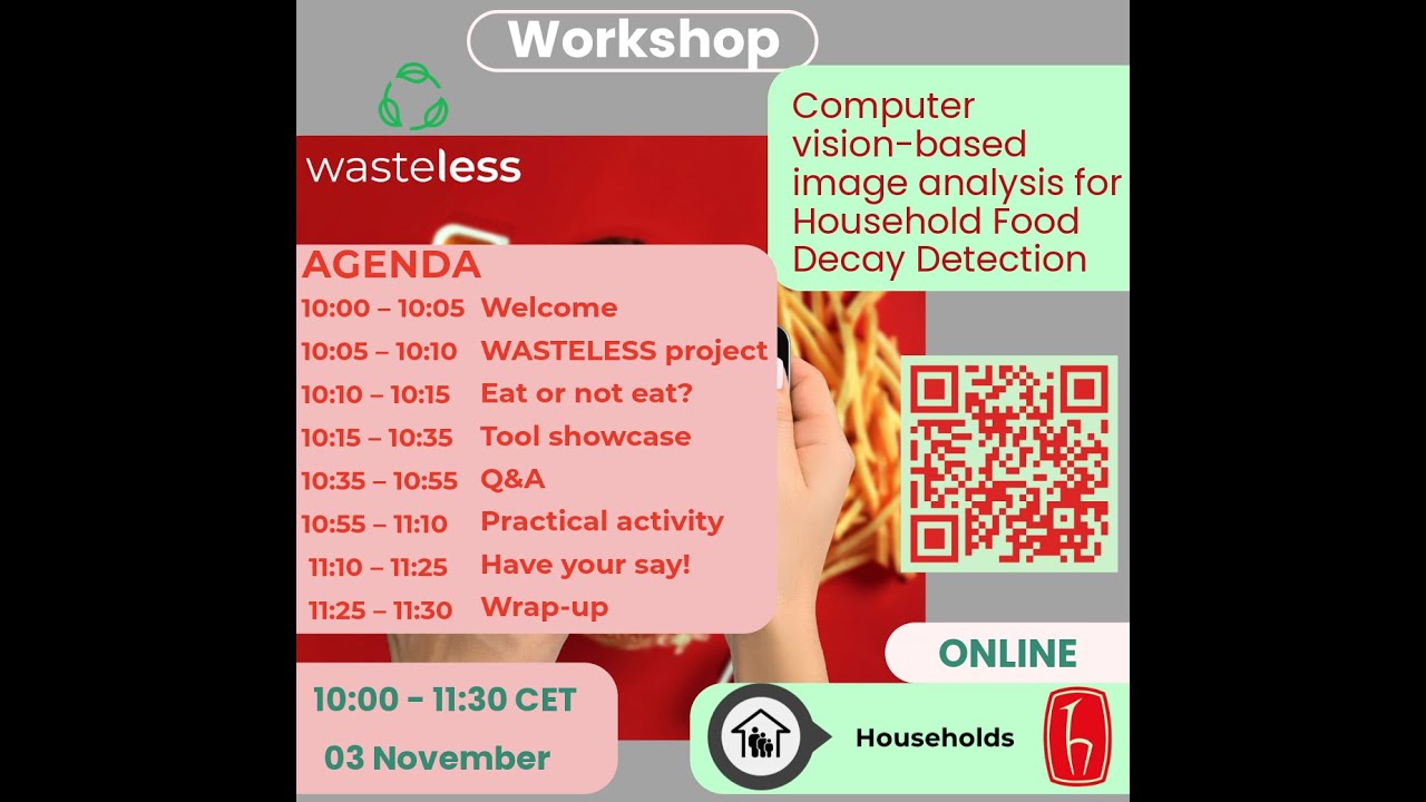 Computer vision-based image analysis for Household Food Decay Detection - WASTELESS Demonstration WS