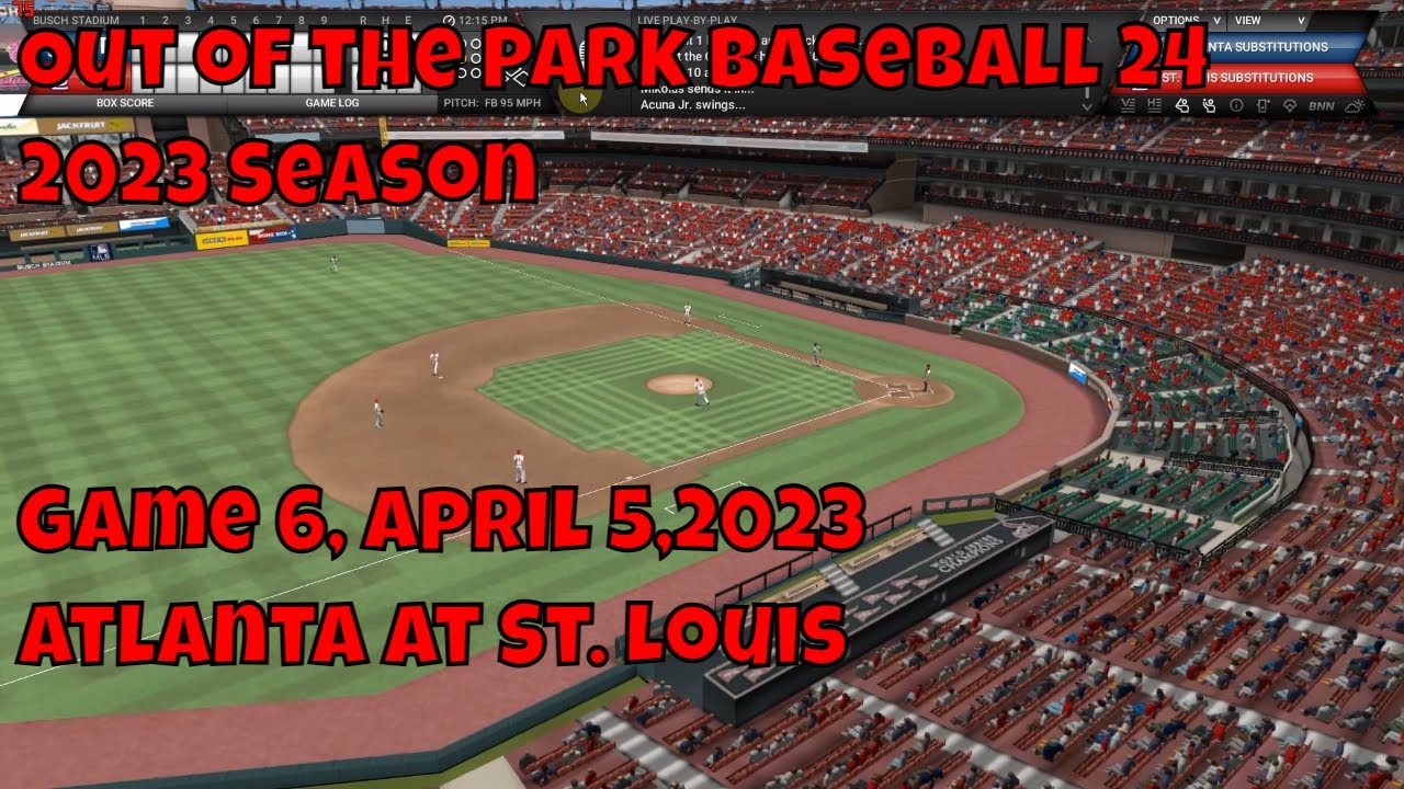 Out of the Park Baseball 24, повтор сезона 2023 года, Сент-Луис, игра 6