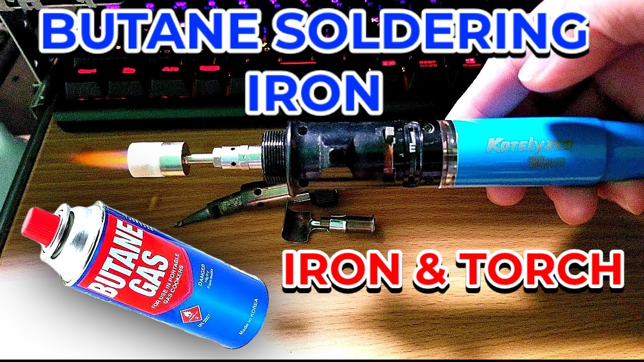 Portable Butane Soldering Iron and Torch, For Electronic Repair Tools Junk Hunter