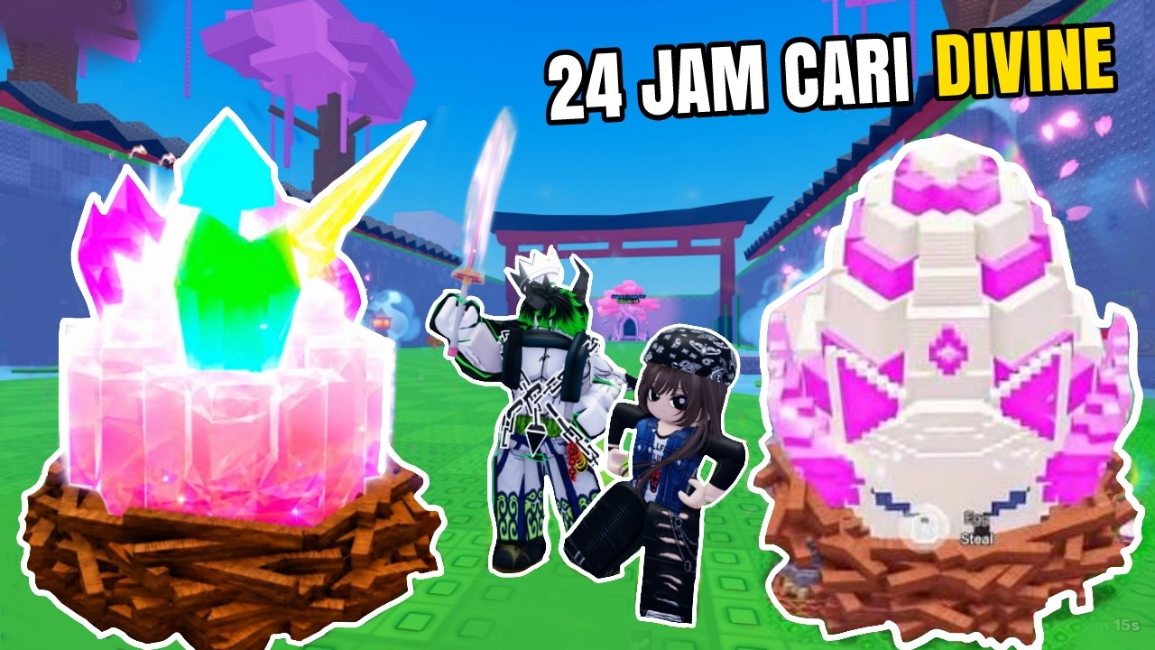 24 Jam Mencari Divine Egg di STEAL AN EGG ROBLOX