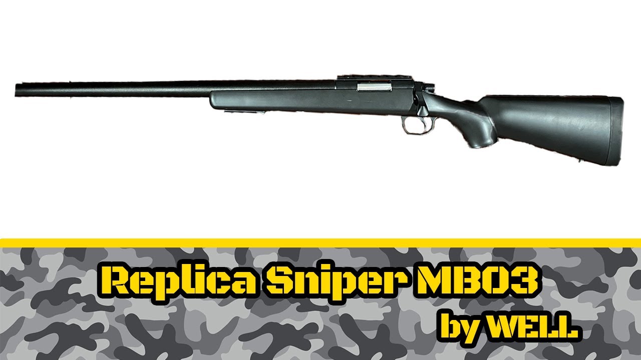 Sniper VSR10 Well MB03 Negru pusca replica airsoft