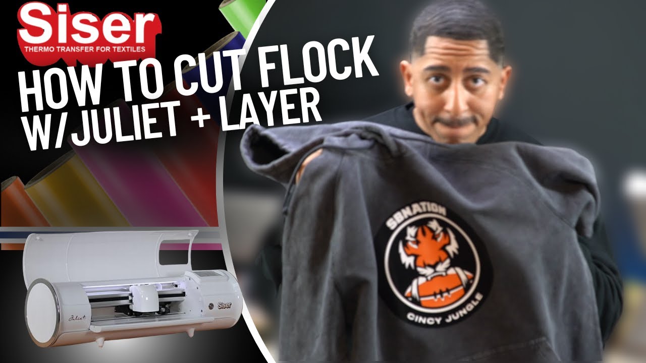 How to cut flock vinyl like a pro with Siser Juliet