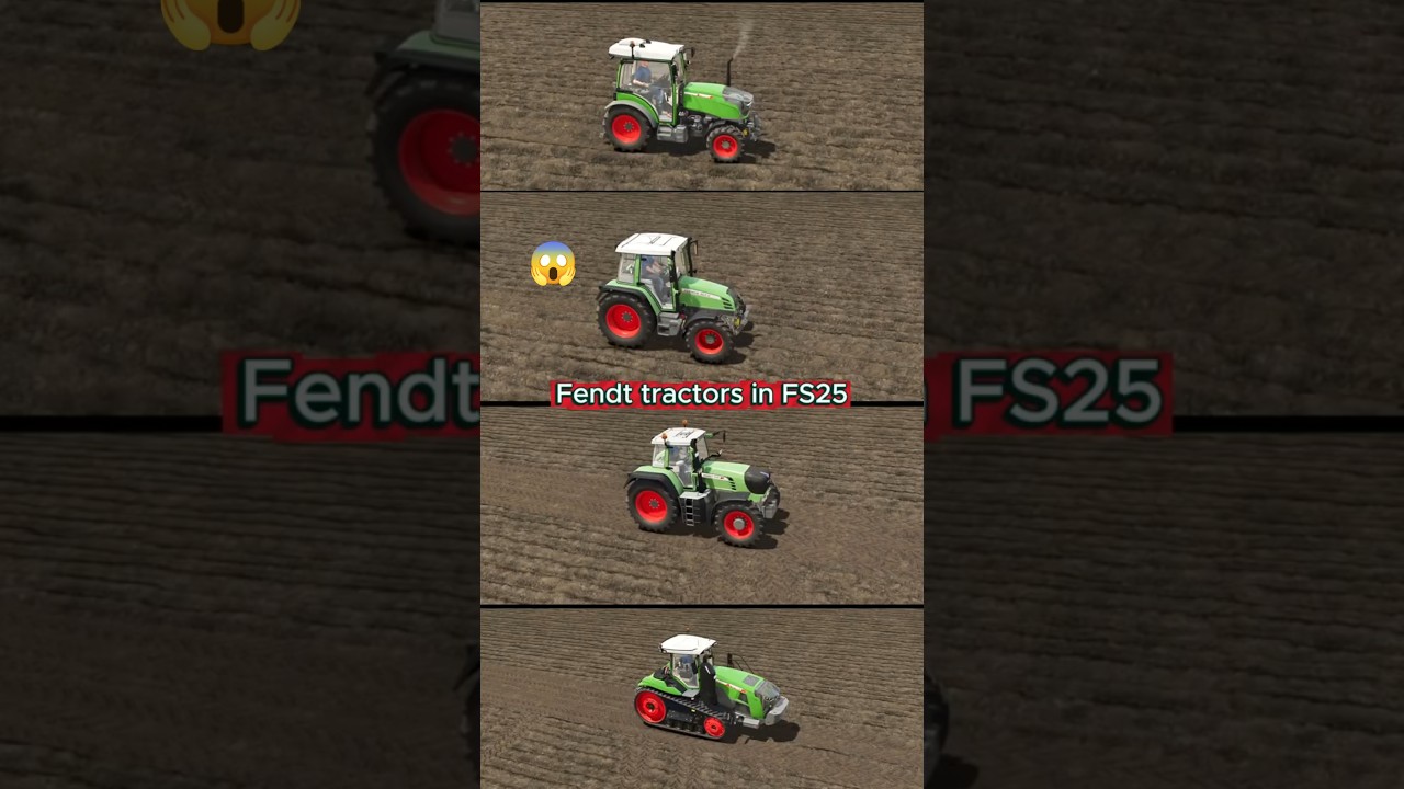 Fendt Tractor Evolution in Farming Simulator 25 🚜