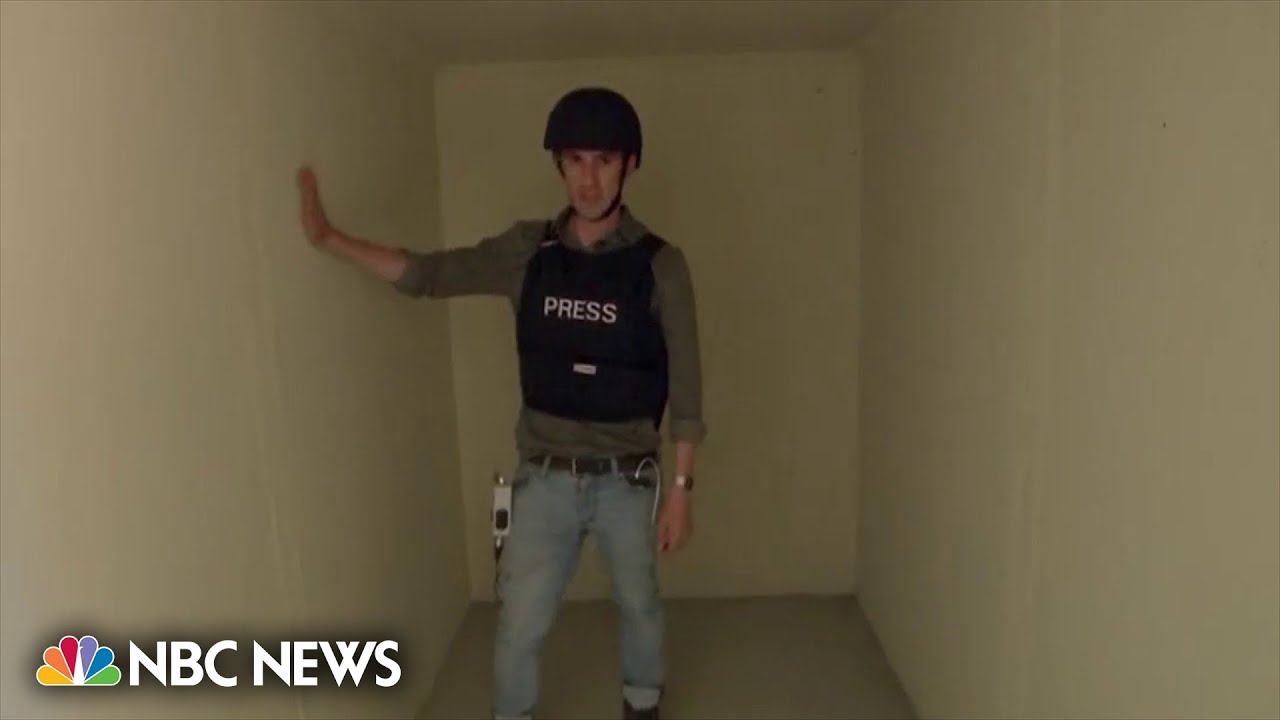 Look inside a bomb shelter used by Israeli civilians