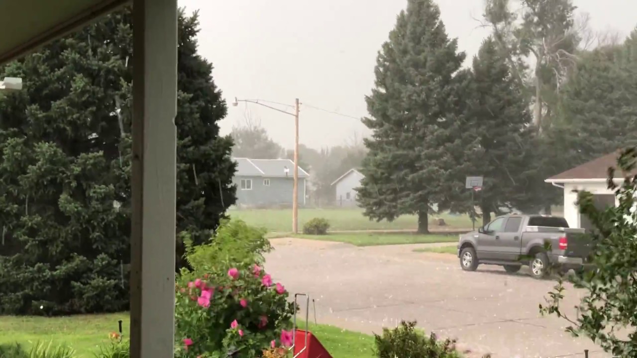 August 6 Hail Storm in Oshkosh, Nebraska