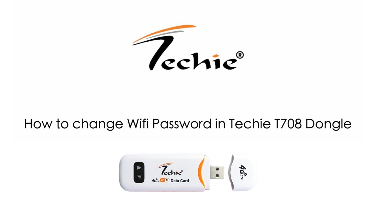 How to change Techie T708 Modem Wifi Name and Password.