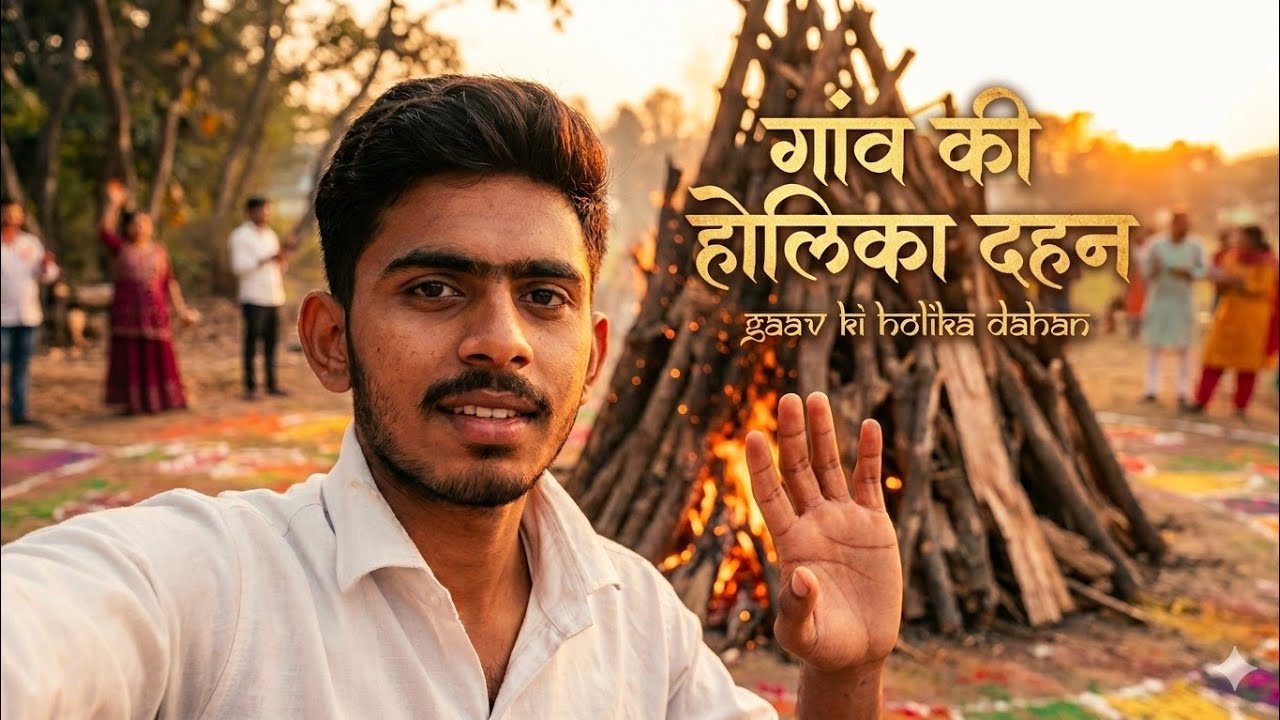जंगल में होलिका दहन की लकड़ी इकट्ठा करने गए ।😃😃