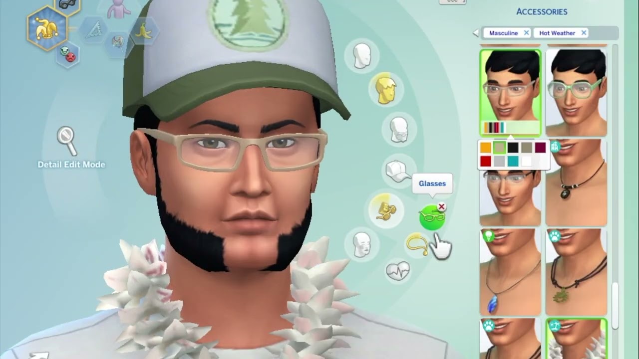 #sims4 Coloring book Challenge: CAS - Ezequiel White #sims4cas