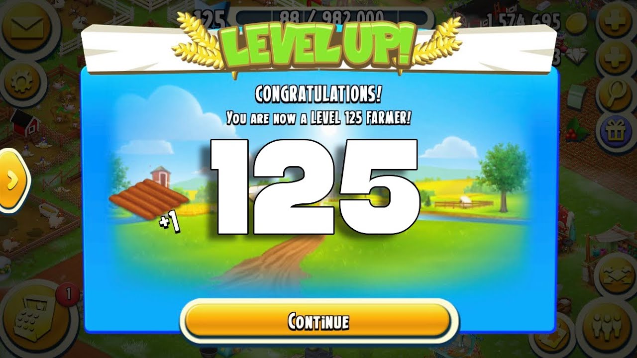 Hay Day - Level Up 125!