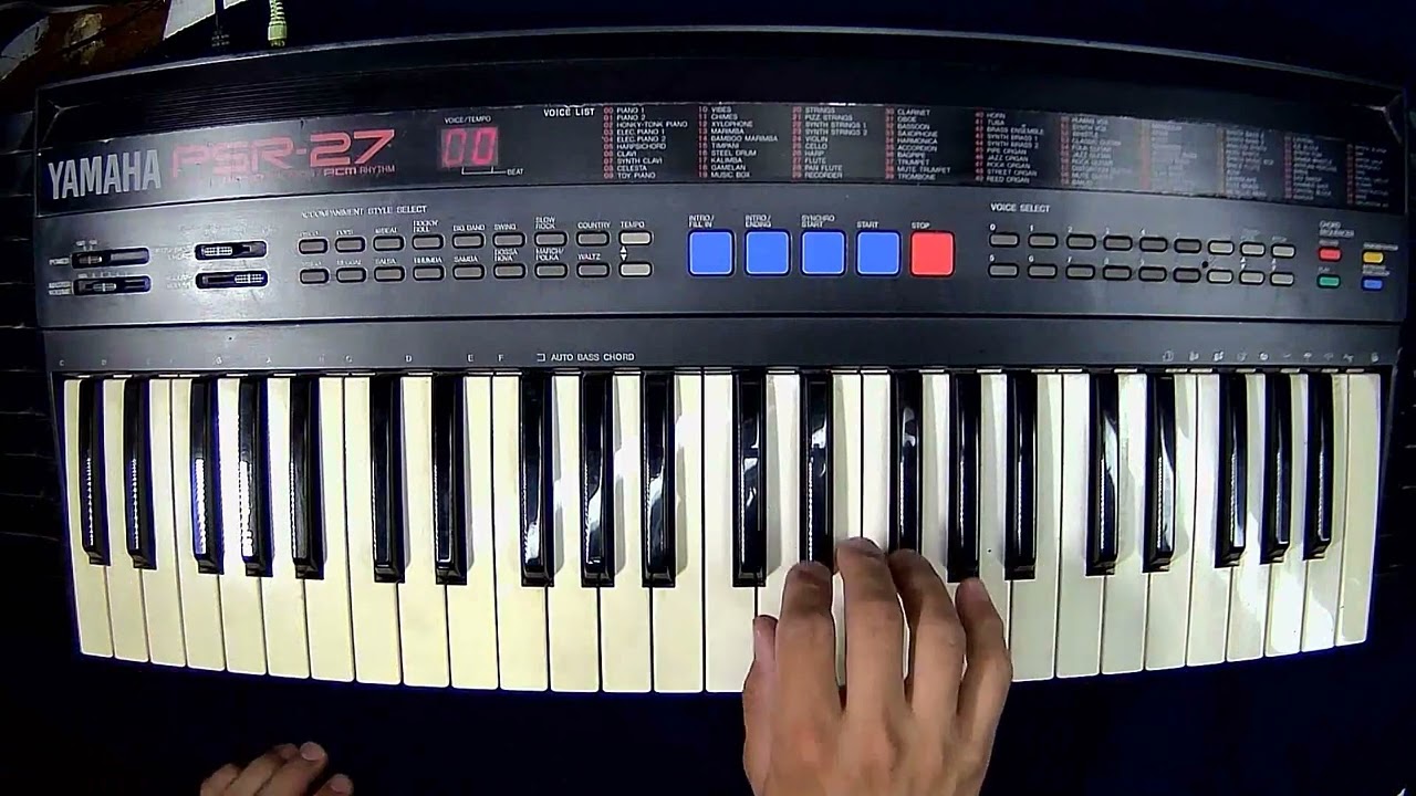 YAMAHA PSR 27 (styles / rhythms)