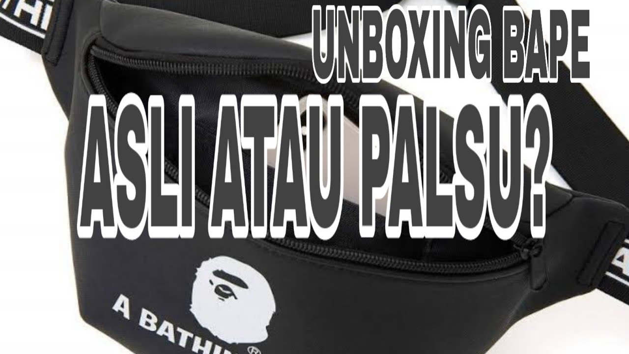 #UNBOXING BAPE WAIST BAG SPRING SUMMER - A BATHING APE