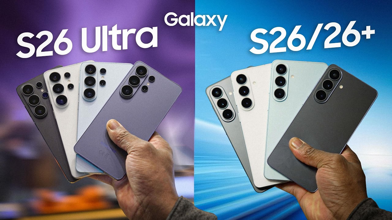 Samsung Galaxy S26 Ultra vs S26+ vs S26 Hands On - WHAT'S NEW?