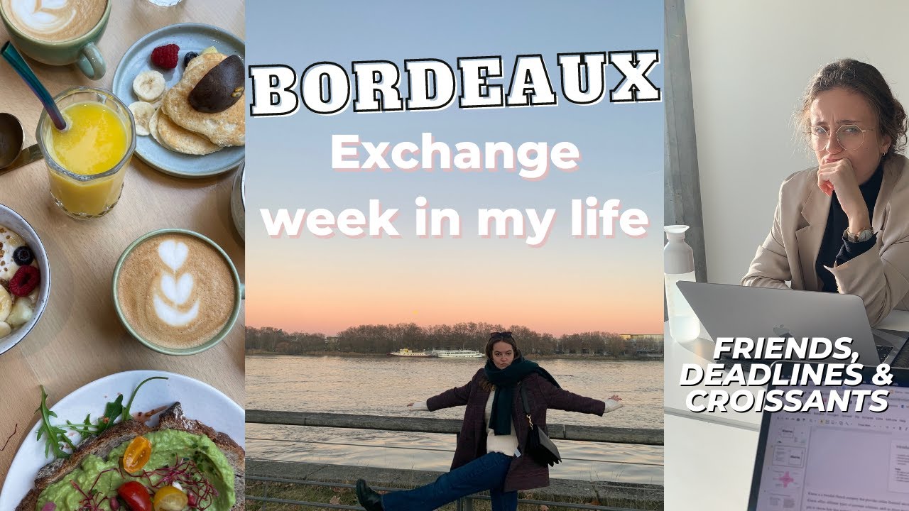Week in my life as an exchange student in Bordeaux France // last week of business school 2021