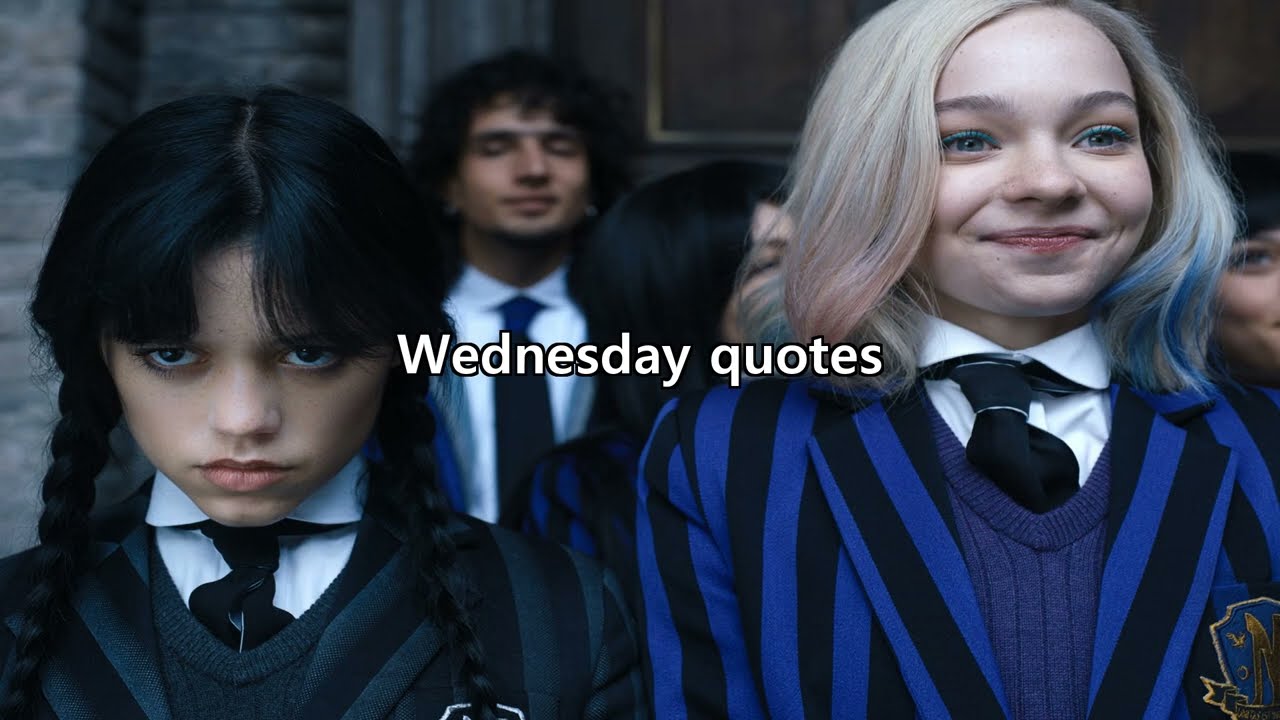 Wednesday - English quotes
