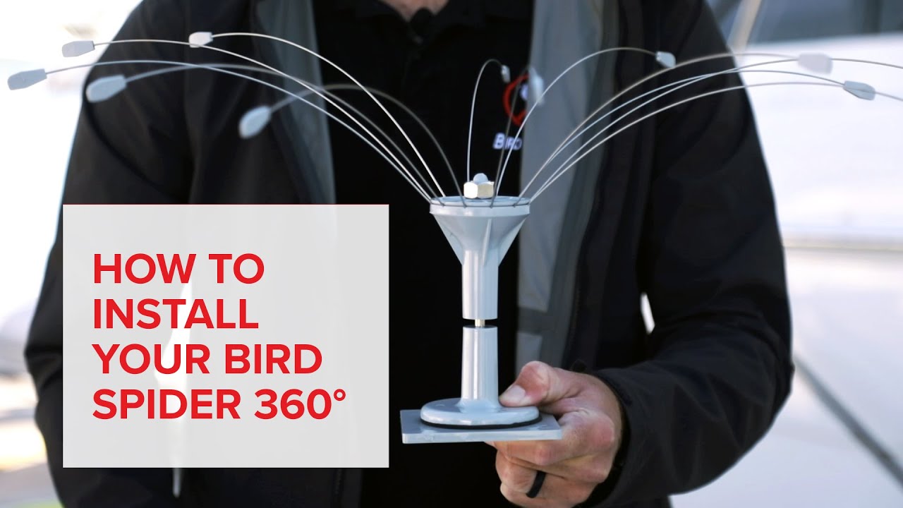 Installing Your Bird Spider 360 [Preparation, Size Guide, Placement & Optional Bases] Bird B Gone