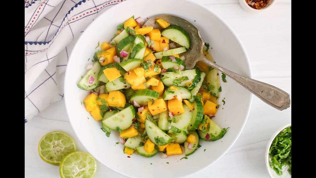Mango Cucumber Salad
