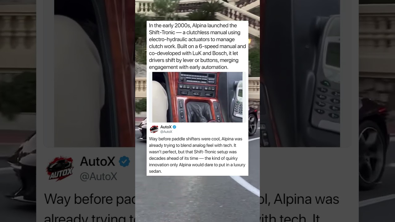 В начале 2000-х годов Alpina выпустила Shift-Tronic — безмуфтовую механическую коробку передач с ...