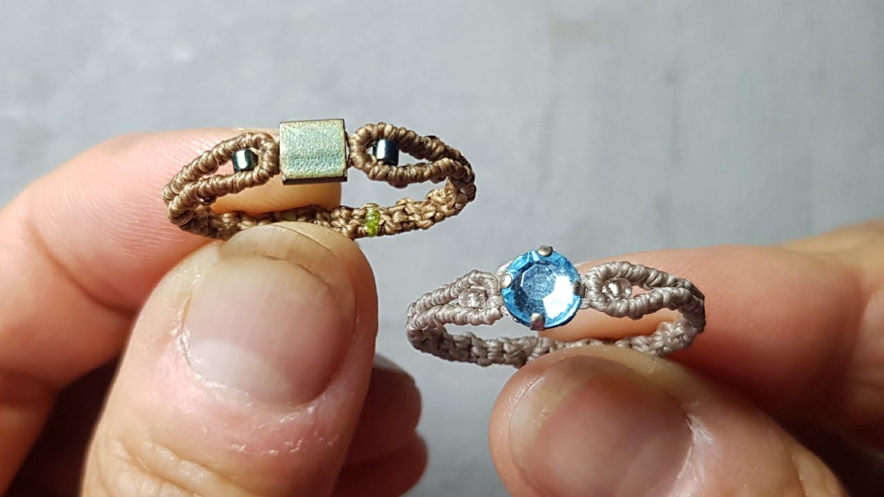 DIY Makramee Ring mit Tila oder Swarovski Bead Level 4; 06/2022