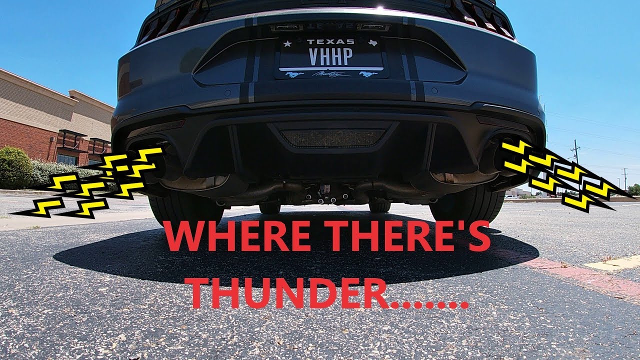 '19 Mustang with Cat Delete and H-Pipe
