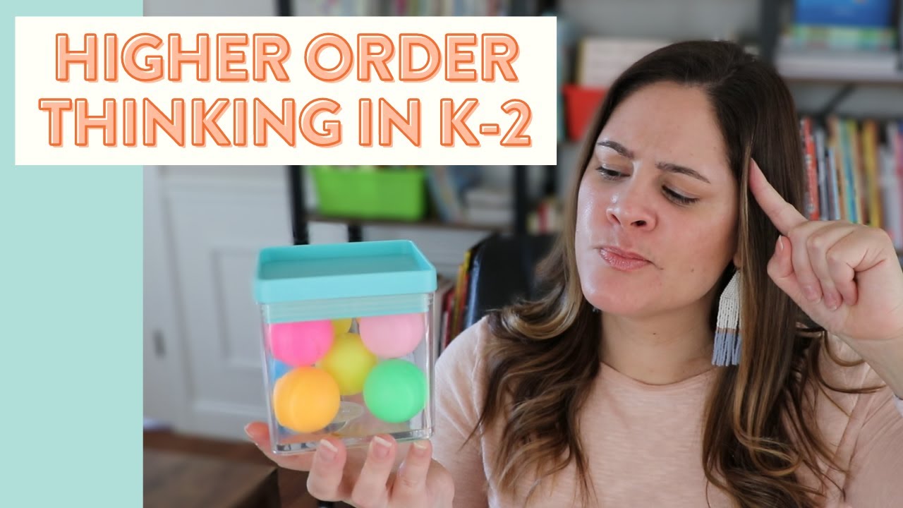 Higher Order Thinking Math Questions and Activities in Kindergarten, 1st, and 2nd grade!