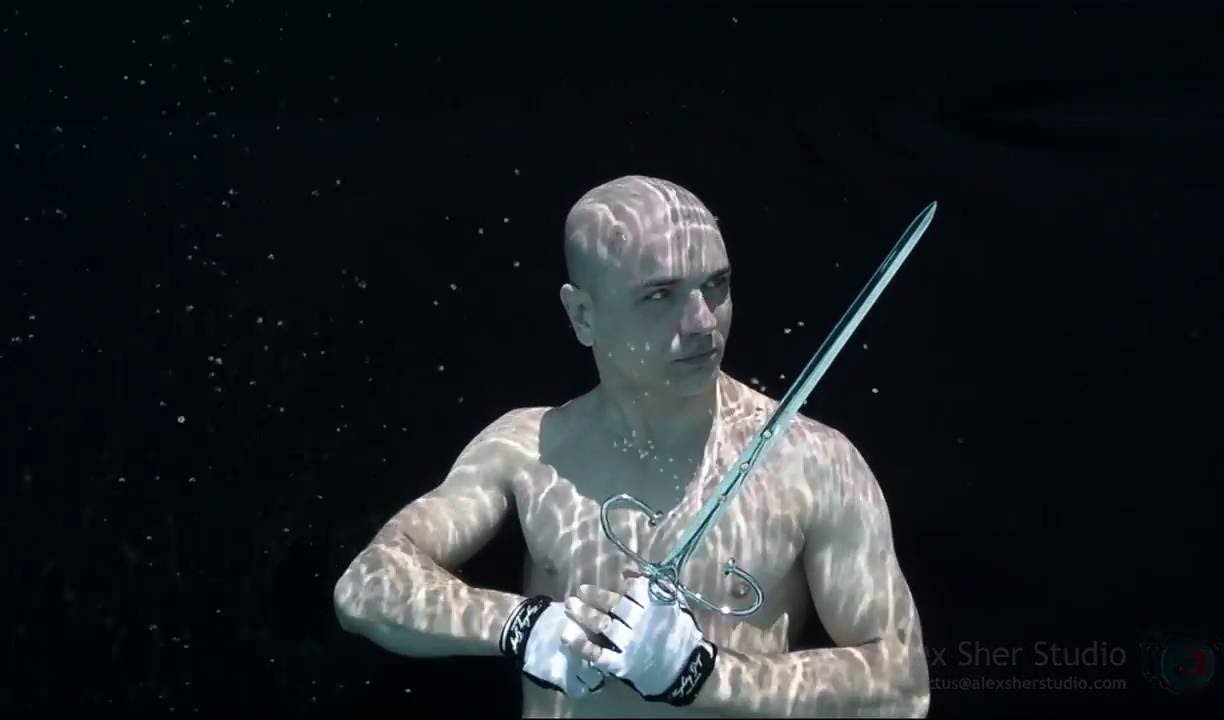 Underwater Sword Swallowing