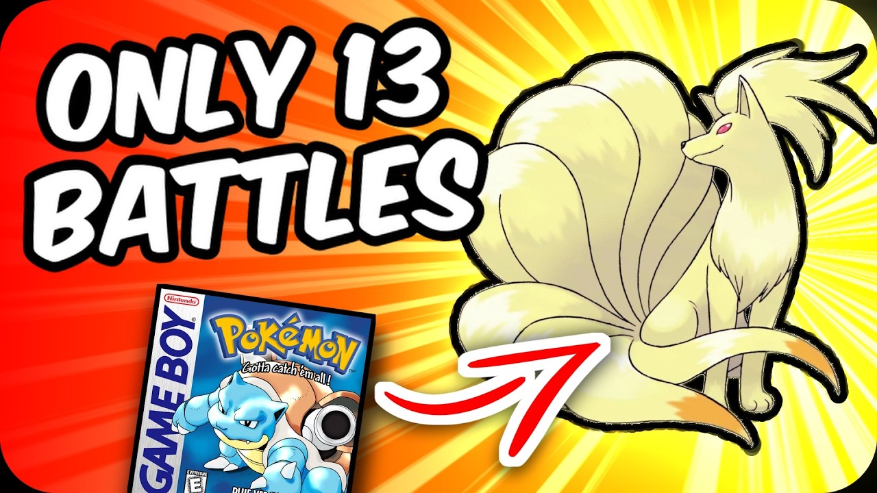 Can Ninetales beat Pokemon Red/Blue with only 13 battles?