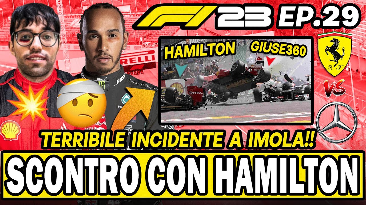 TERRIBILE SCONTRO CON HAMILTON! INCIDENTE IN TESTA ALLA GARA! F1 23 CARRIERA PILOTA EP.29