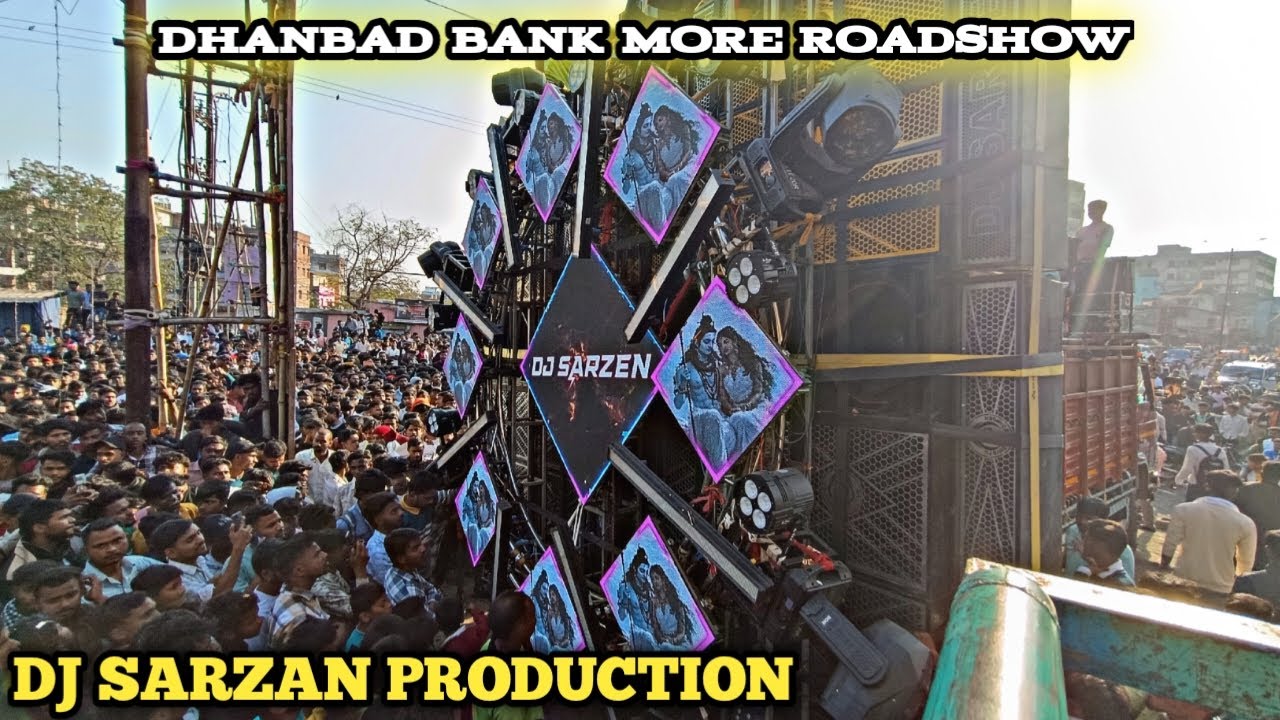 DJ SarZan production💯 Shivratri Puja Roadshow Bank More Dhanbad