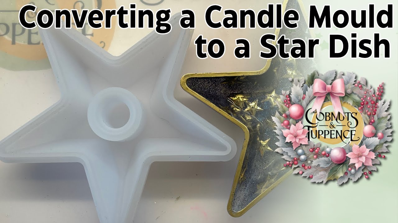 Converting a Candle Mould into a Star Dish