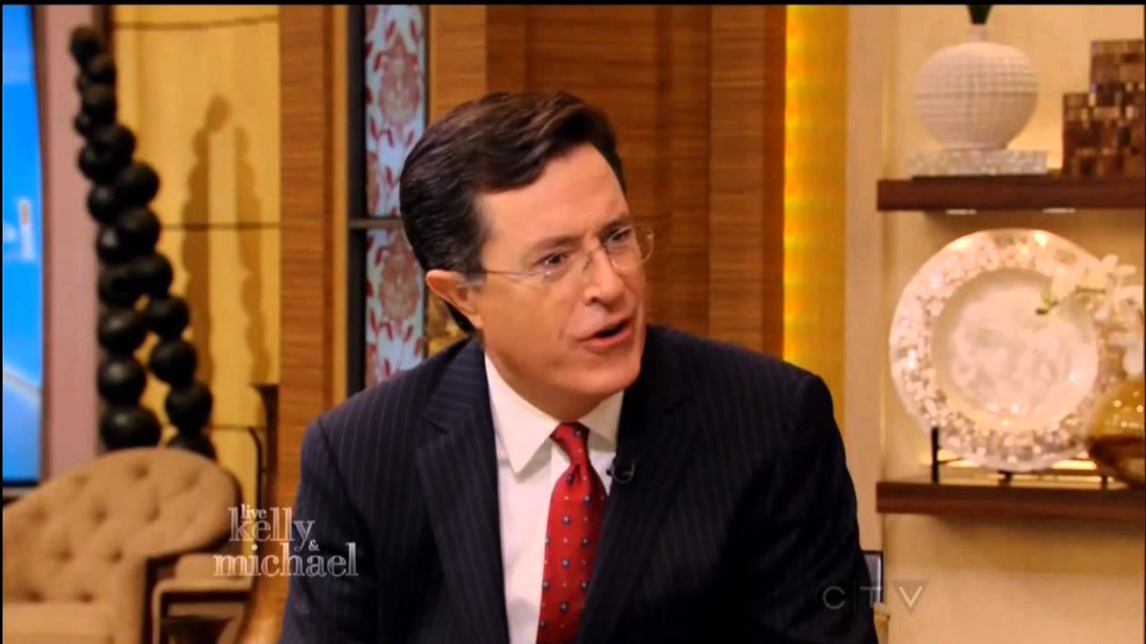 Stephen Colbert on Live with Kelly and Michael