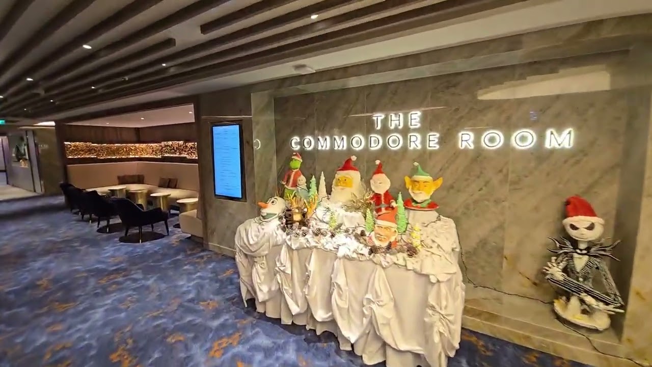 DECK 6 on NCL VIVA.  Dining room area. Commodore Room.