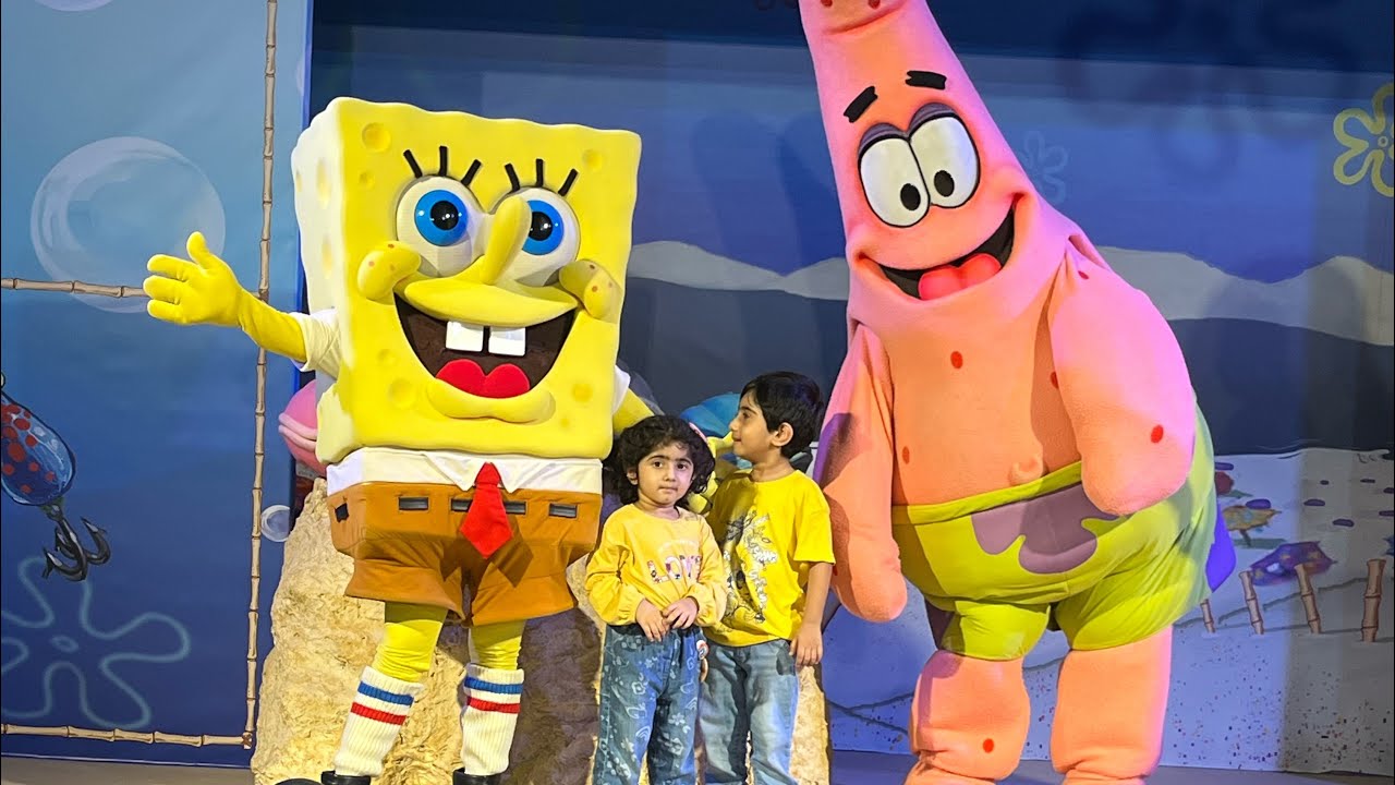SpongeBob SquarePants Live Show |Meet and Greet |@DubaiFestivalCityMall @Ahmad-zoya