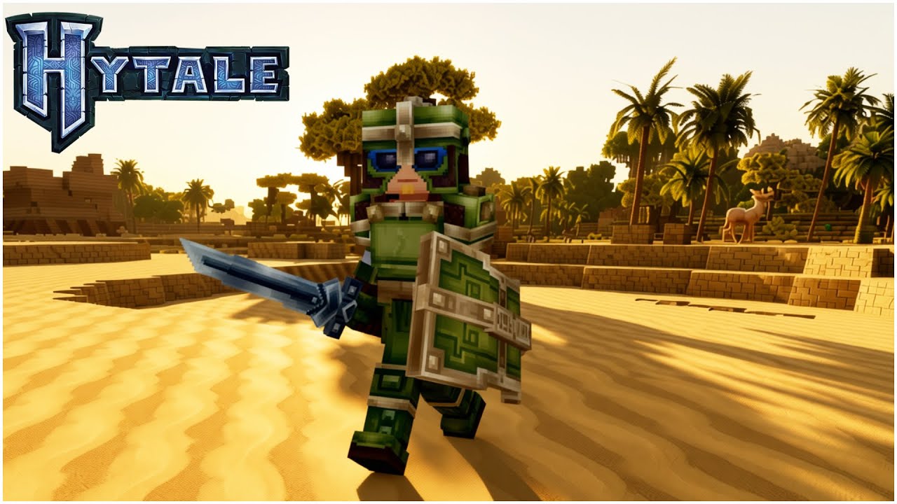 HYTALE #15 - COMPLETIAMO L'ARMATURA IN TORIO NEL DESERTO - GAMEPLAY ITA