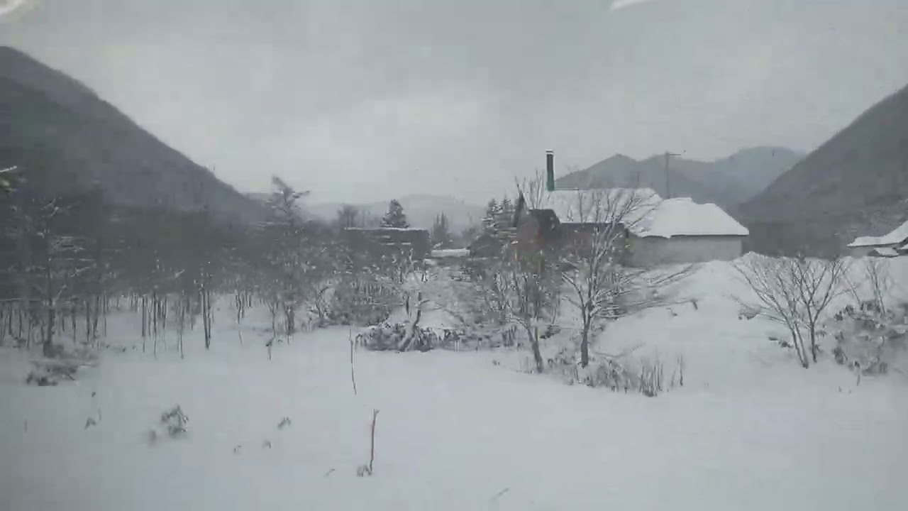 函館本線・倶知安行き（山線06）　然別出発～銀山へ　右側車窓　2026年1月