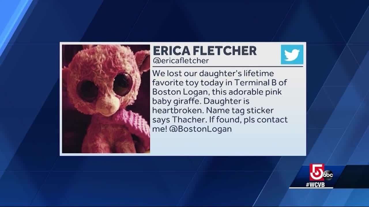 Search for stuffed animal in Boston airport goes viral