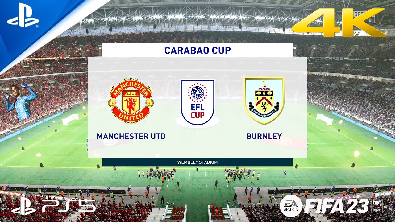 Manchester United vs Burnley - FIFA 23 - EFL Cup Last 16 - 22/23 | PS5 [4K60 | HDR]