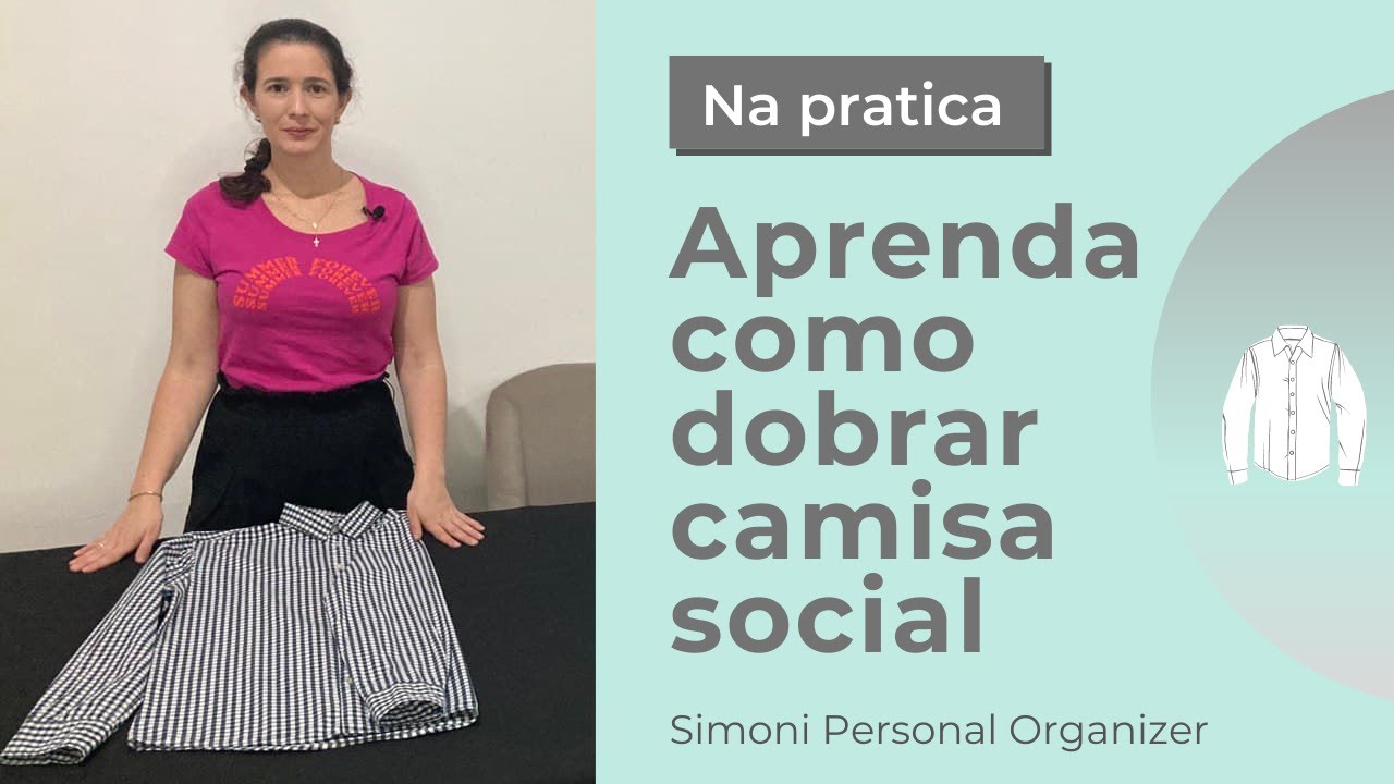COMO DOBRAR CAMISA SOCIAL PARA CARREGAR NA MALA DE VIAGEM