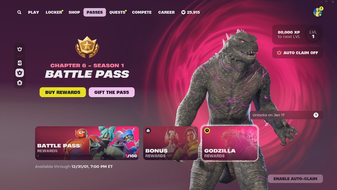 Fortnite: Chapter 6 - Season 1 Battle Pass (Full Showcase)