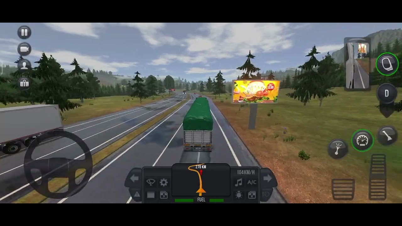 Dangerous Rainy Mountain Truck Delivery 🌧️🏔️ | Truck Got Damaged but Mission Completed 🚛