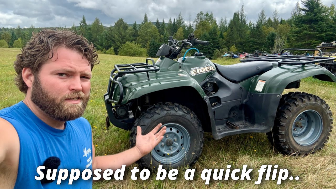 Lets Give this Freshly Repaired Suzuki Eiger 400 a Test Ride.