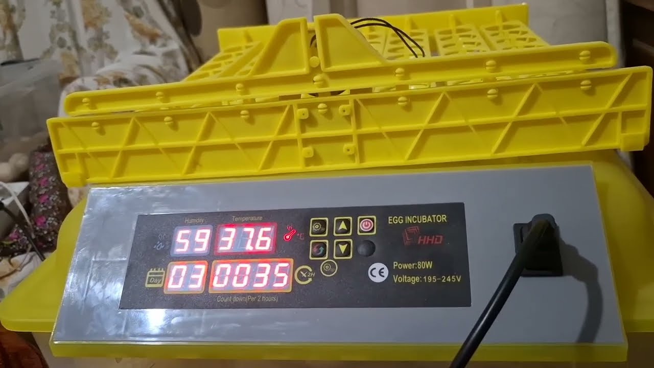 HHD kuluçka makinesi kurulumu nasıl yapılır, Nem ayarı ,ve Gün sayımı sıfırlama,viyollerin kullanımı