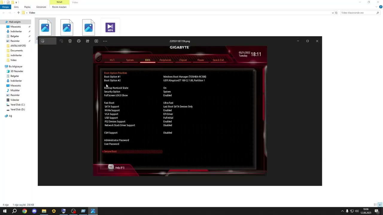 Battlefield 6 Secure Boot Hatası &Ccedil;&ouml;z&uuml;m&uuml; Gigabyte Secure Boot A&ccedil;ma