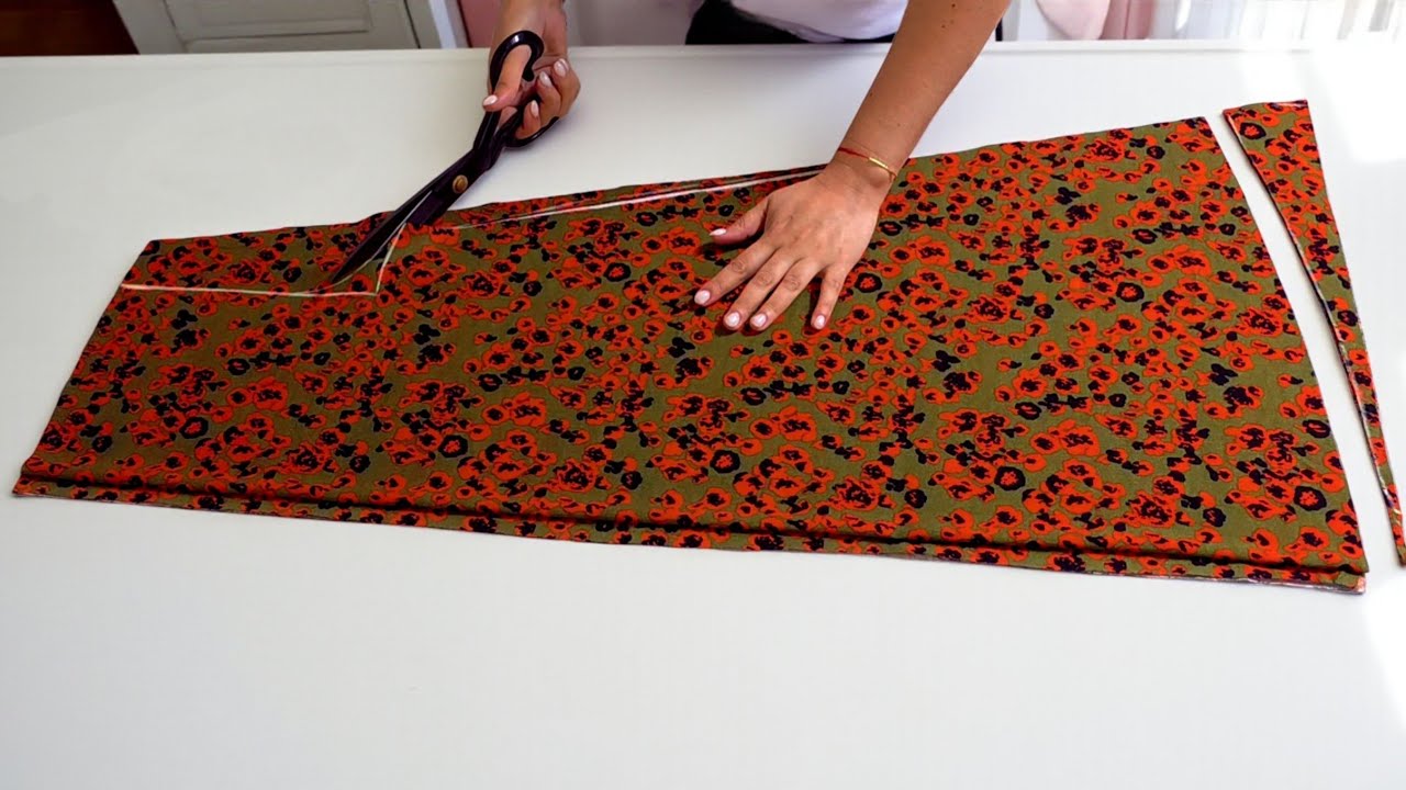 🧵 An Unexpected Way to Sew a Fashionable Dress ✅ The easiest way to sew a dress without a pattern ✂️