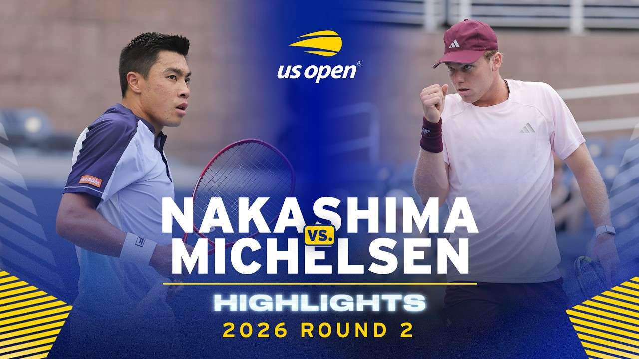 Brandon Nakashima vs. Alex Michelsen Highlights | 2026 US Open Round 2